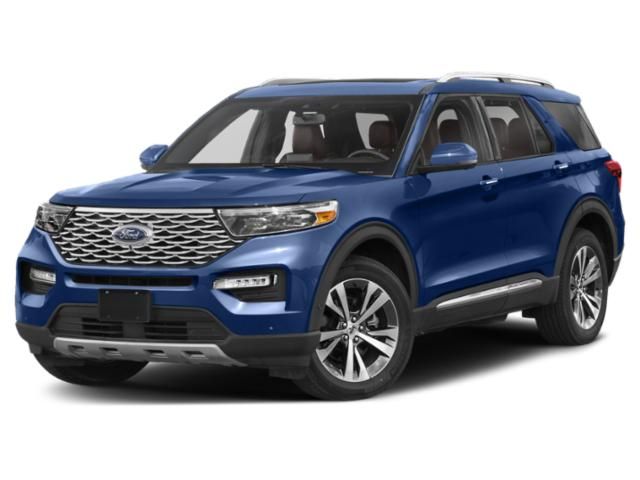2022 Ford Explorer Platinum Blue at Classic Chevrolet Galveston