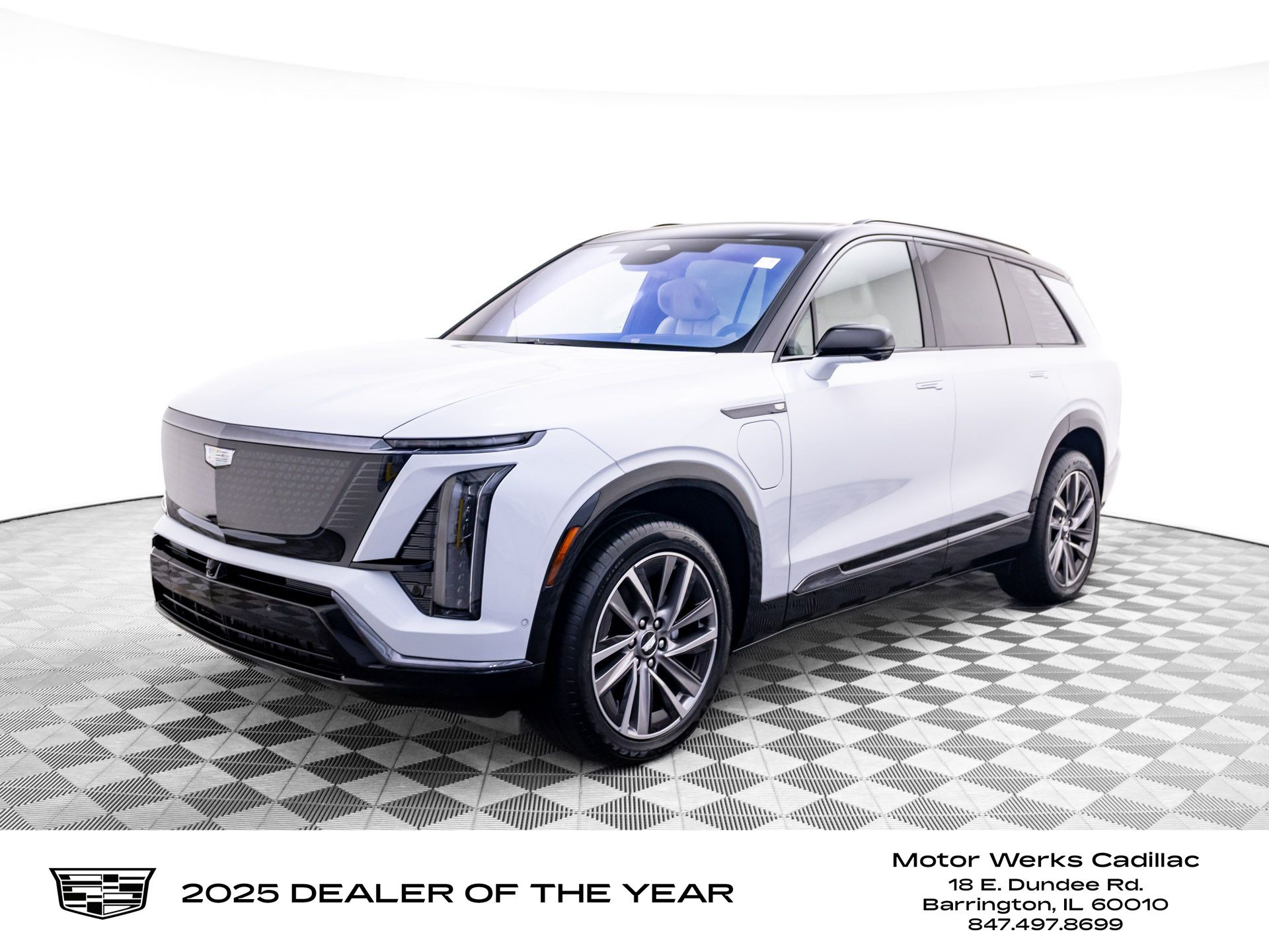 Vibrant White Tricoat 2026 Cadillac VISTIQ Sport AWD SUV / Crossover All-Wheel Drive 1-Speed Automatic