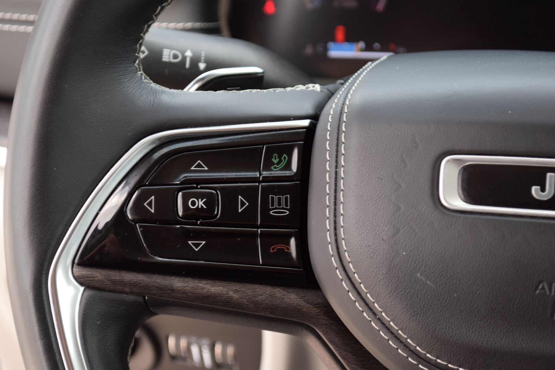 2021 Jeep Grand Cherokee L Overland Red at Bayshore Chrysler Jeep Dodge Ram
