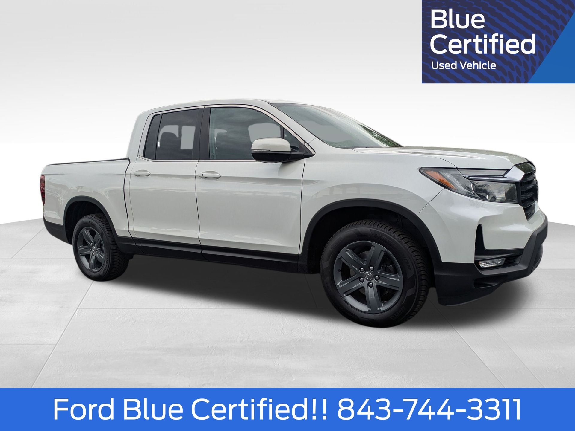 2023 Honda Ridgeline RTL White at Stokes Honda North
