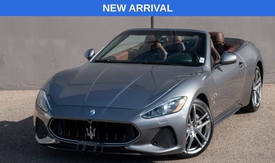 Gray 2018 Maserati GranTurismo Sport Convertible Convertible Rear-Wheel Drive 6-Speed Automatic