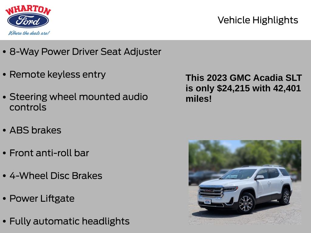 2023 GMC Acadia SLT - 9