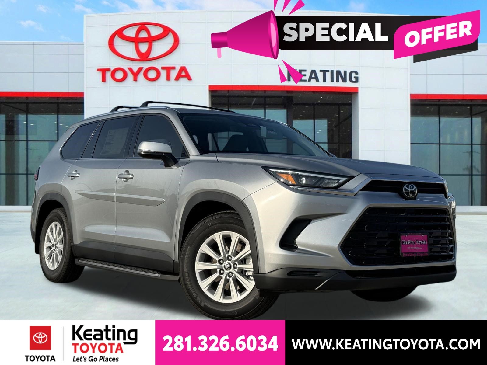 Celestial Silver Metallic 2026 Toyota Grand Highlander SUV / Crossover Front-Wheel Drive 8-Speed Automatic