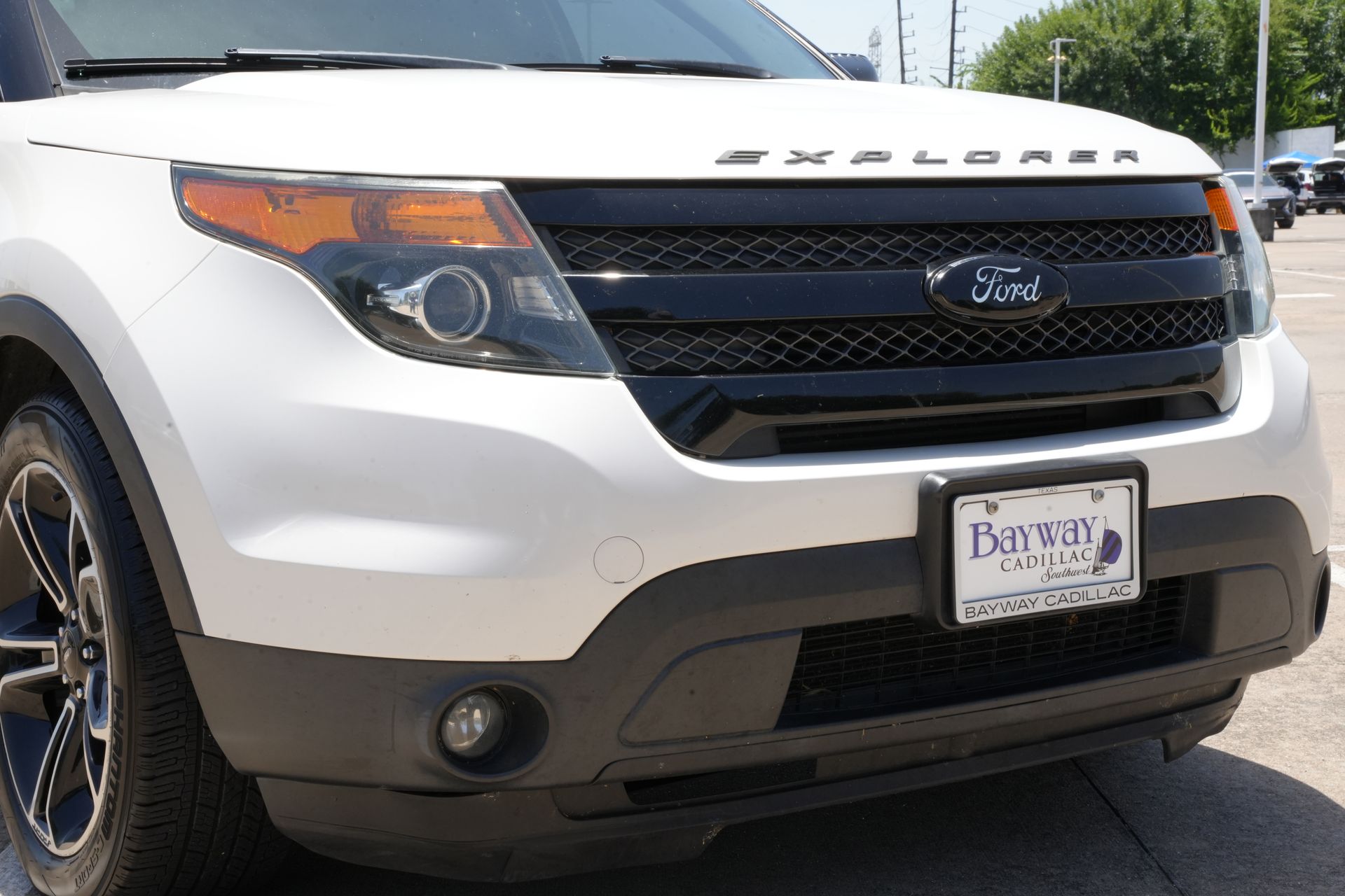 2015 Ford Explorer Sport White at Ultimate Motorsports