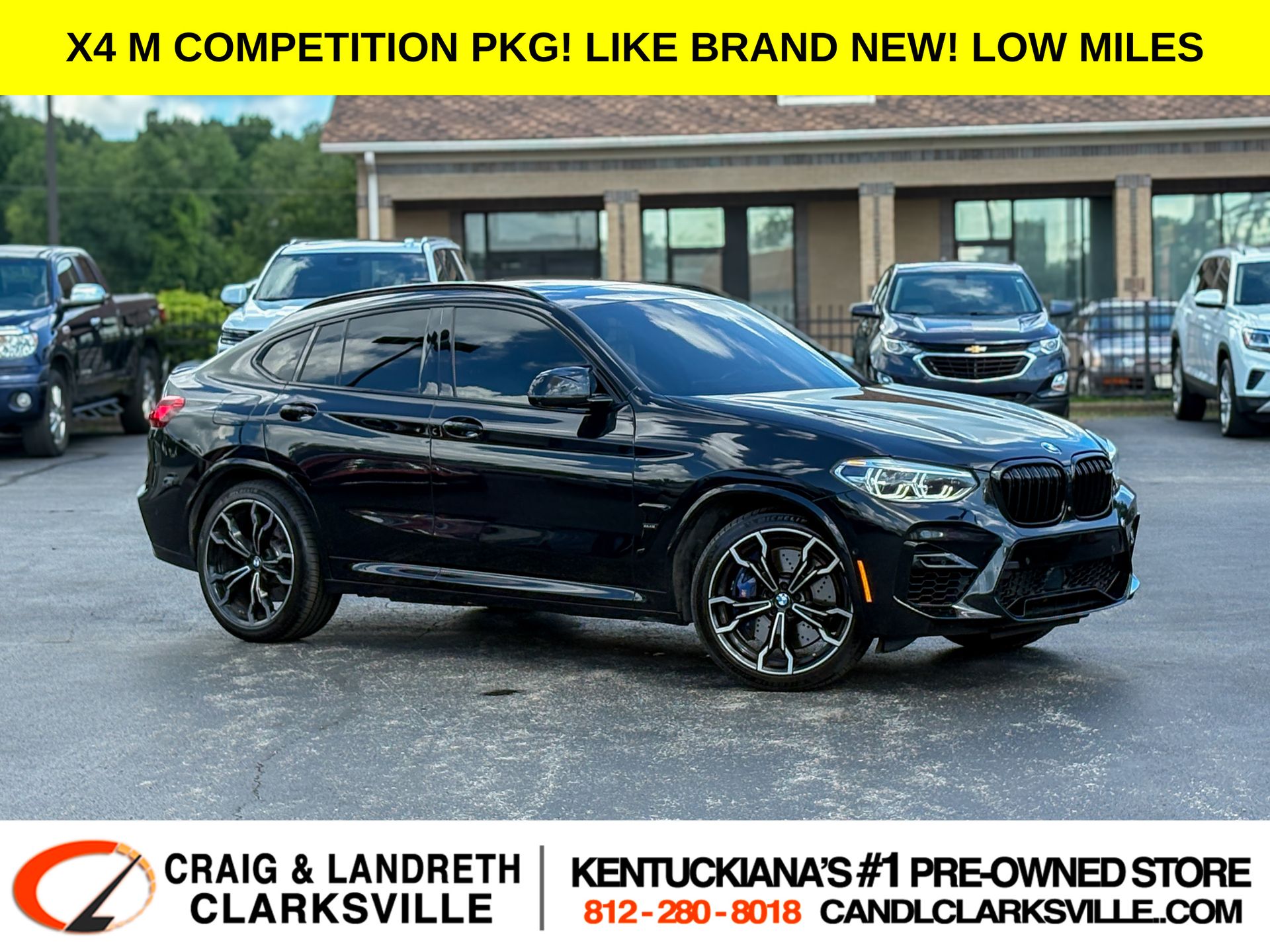 Black Sapphire Metallic 2020 BMW X4 M SUV / Crossover All-Wheel Drive 8-Speed Automatic