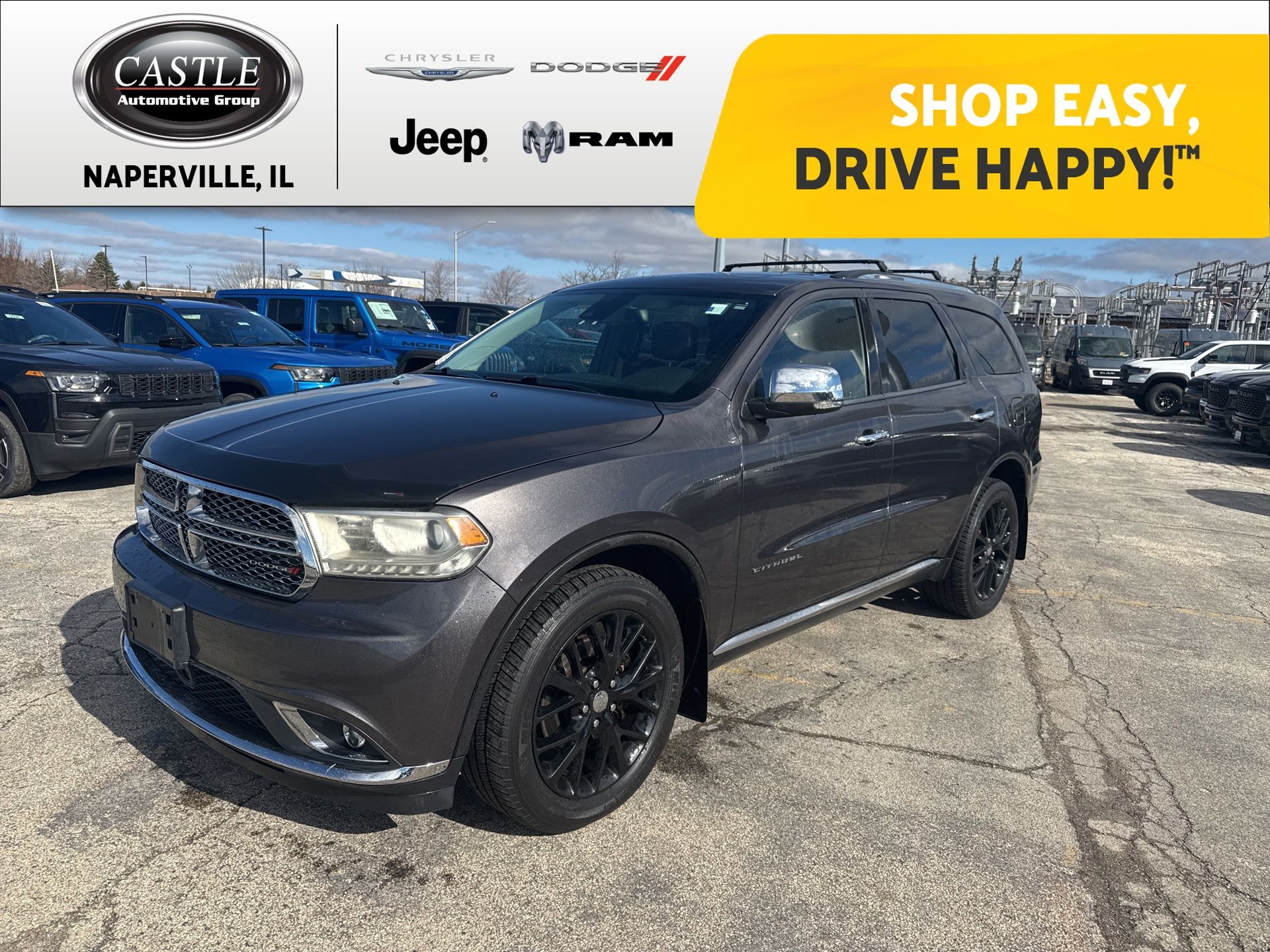Gray (Granite Crystal Metallic Clearcoat) 2015 Dodge Durango Citadel AWD SUV / Crossover All-Wheel Drive 8-Speed Automatic