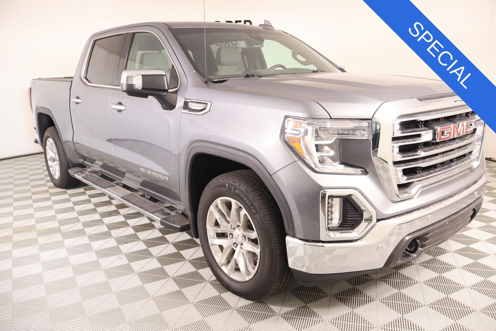 Gray (Satin Steel Metallic) 2022 GMC Sierra 1500 Limited Pickup Truck Four-Wheel Drive Automatic