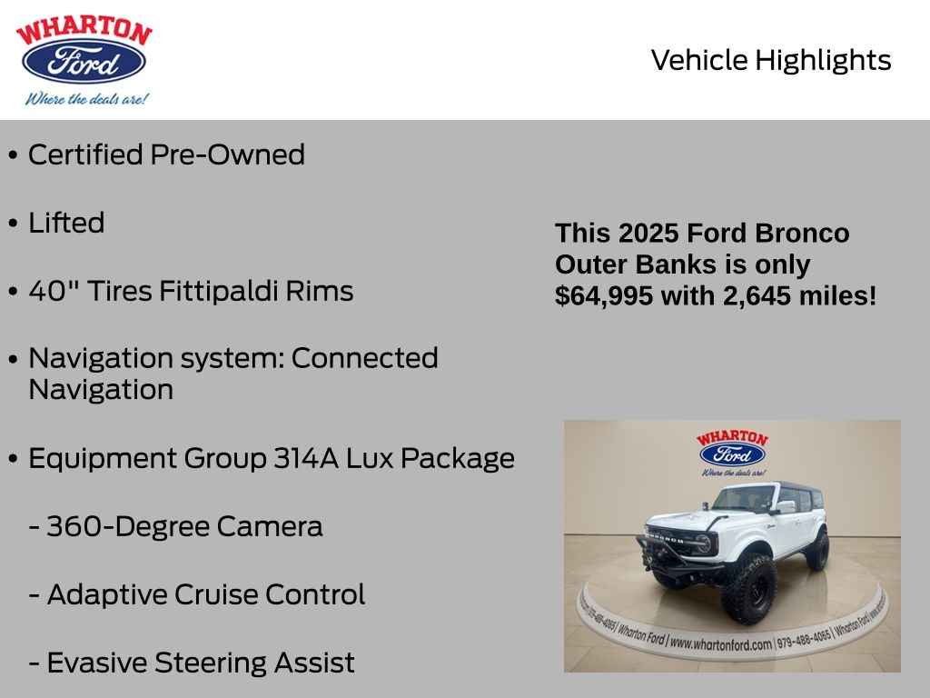 2025 Ford Bronco Outer Banks - 5