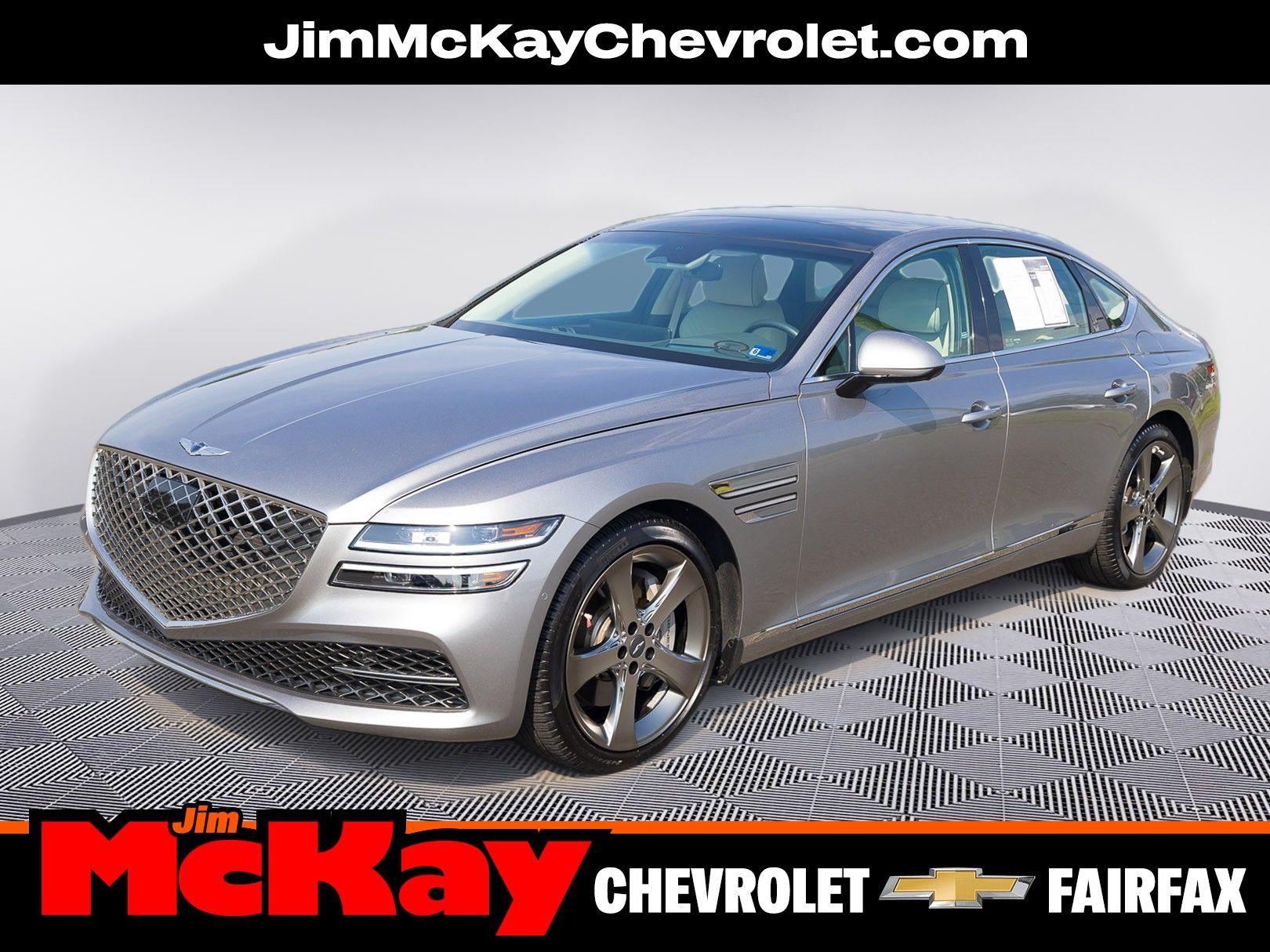 Savile Silver 2021 Genesis G80 3.5T AWD Sedan All-Wheel Drive 8-Speed Automatic