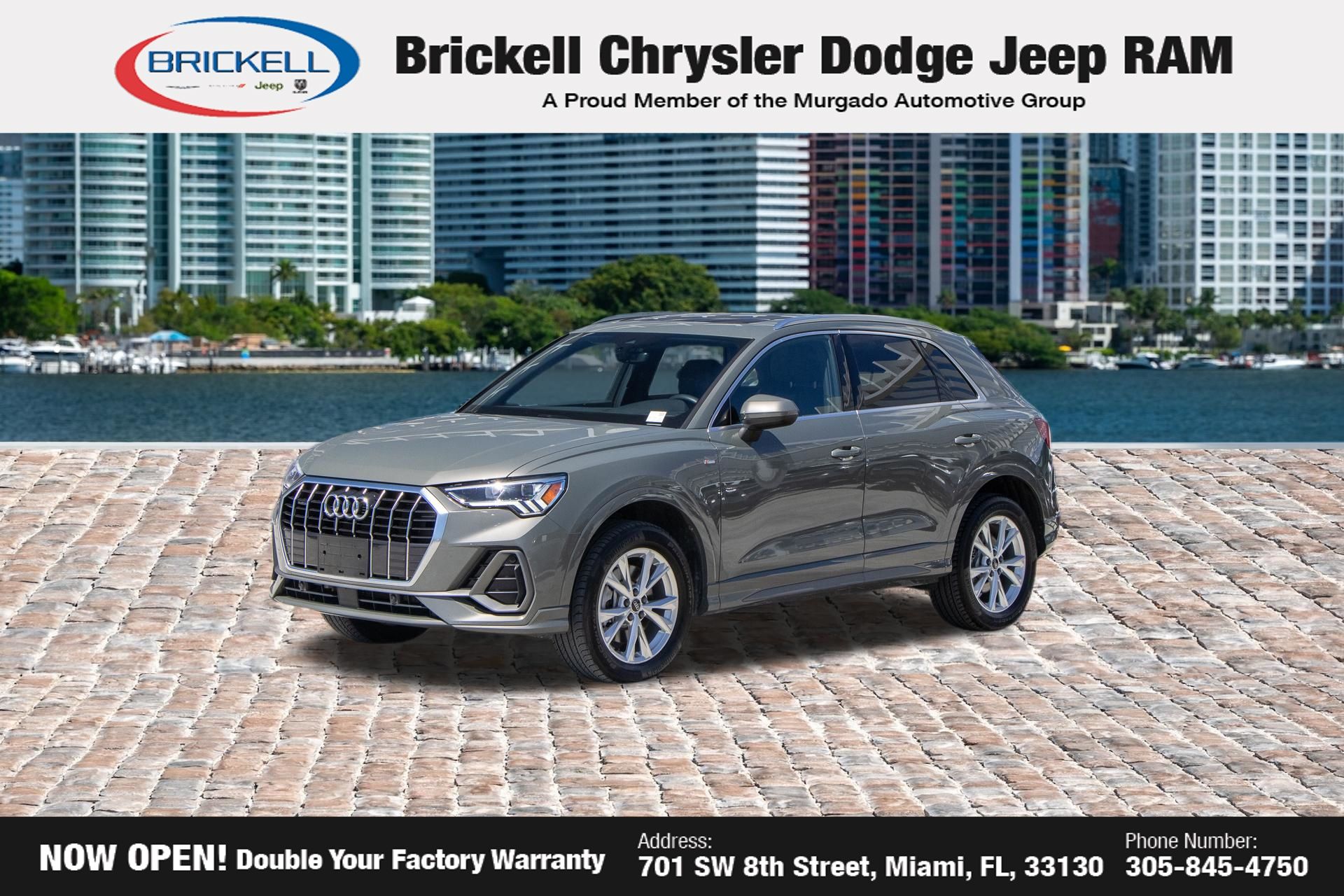 Gray 2025 Audi Q3 quattro Premium S Line 45 TFSI SUV / Crossover All-Wheel Drive 8-Speed Automatic