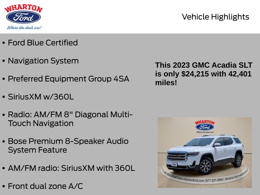2023 GMC Acadia SLT - 4