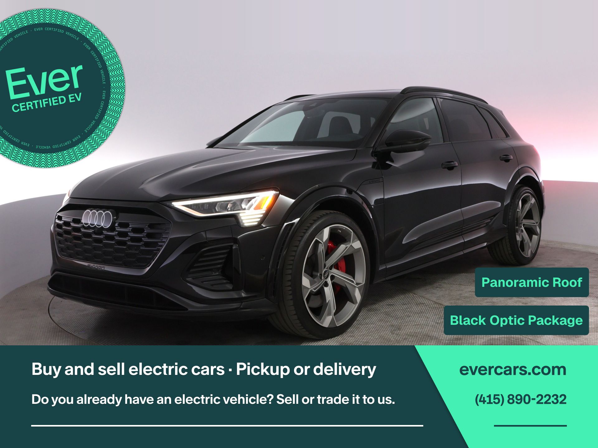 Black Metallic 2024 Audi SQ8 e-tron quattro Premium Plus AWD SUV / Crossover All-Wheel Drive Automatic