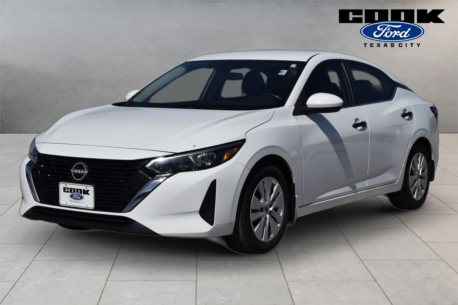 2024 Nissan Sentra S White at Central Houston Nissan