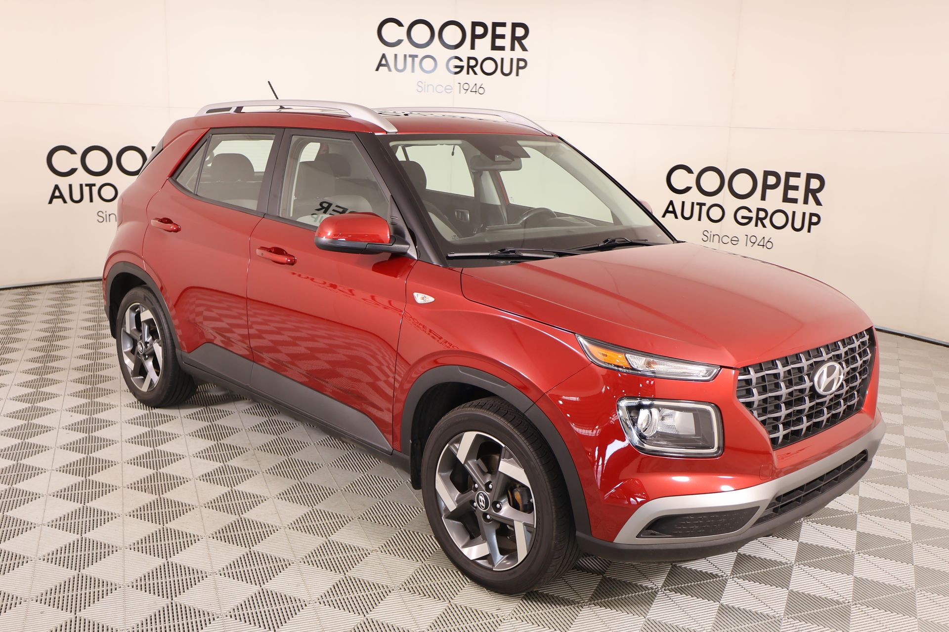Ultimate Red 2025 Hyundai Venue SUV / Crossover Front-Wheel Drive Continuously Variable Transmission