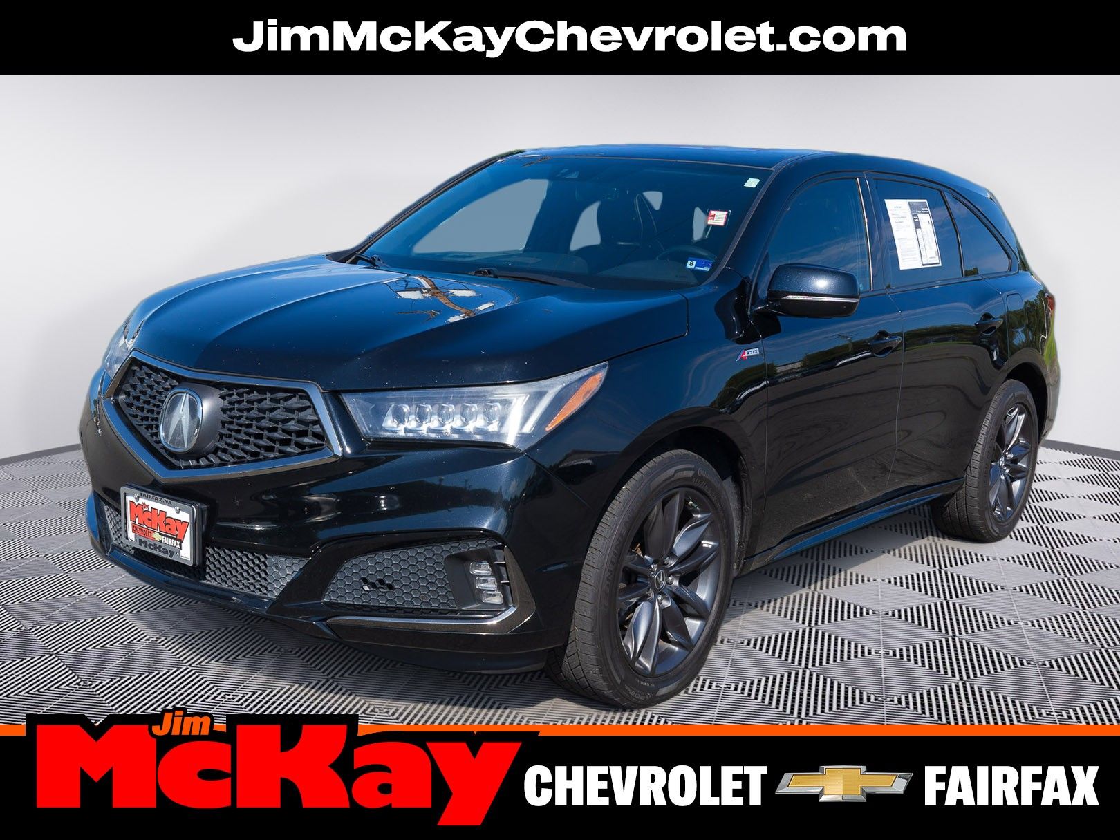 Majestic Black Pearl 2020 Acura MDX SUV / Crossover All-Wheel Drive 9-Speed Automatic