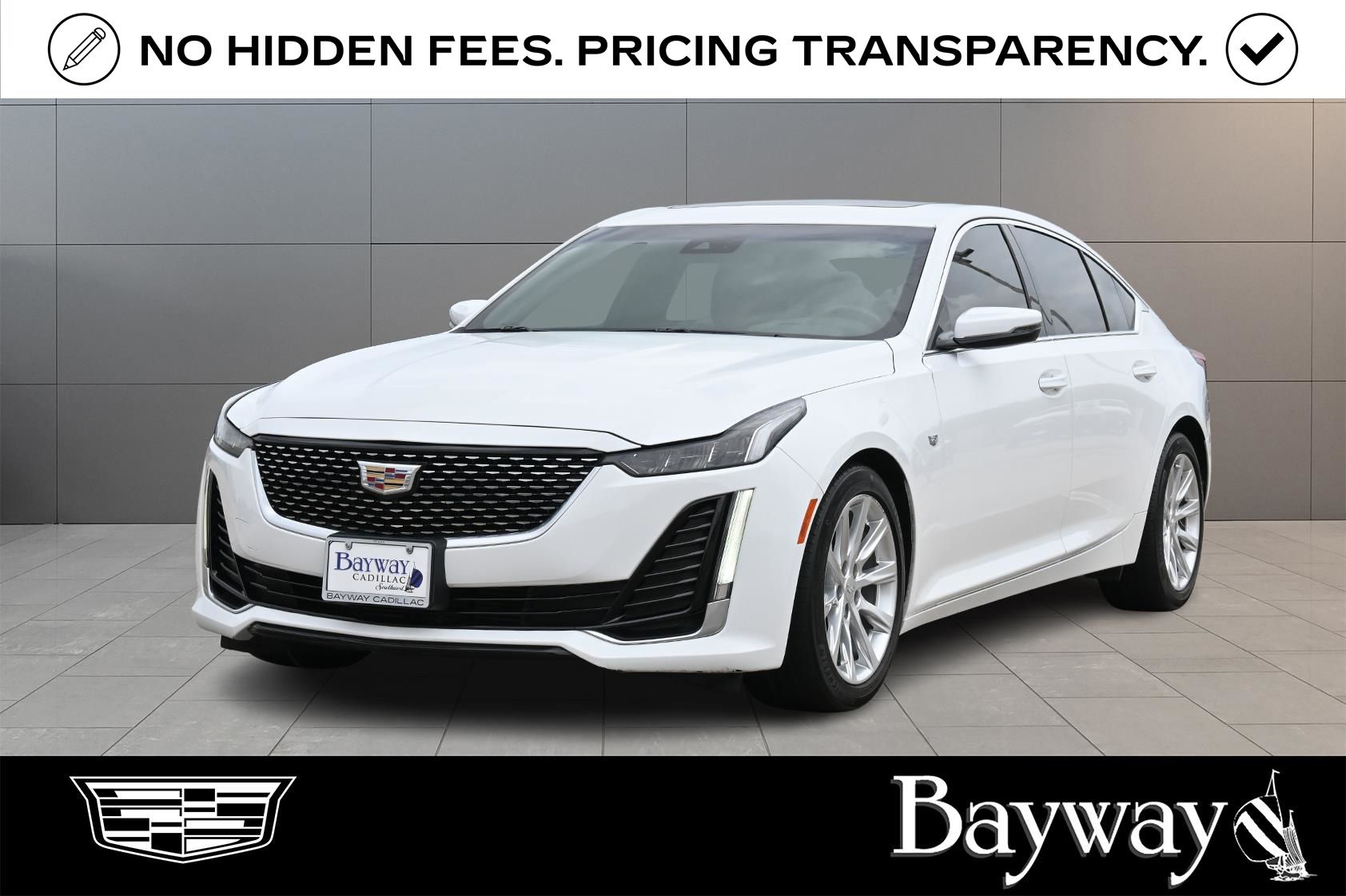 2023 Cadillac CT5 Luxury White at Bayway Cadillac of The Woodlands