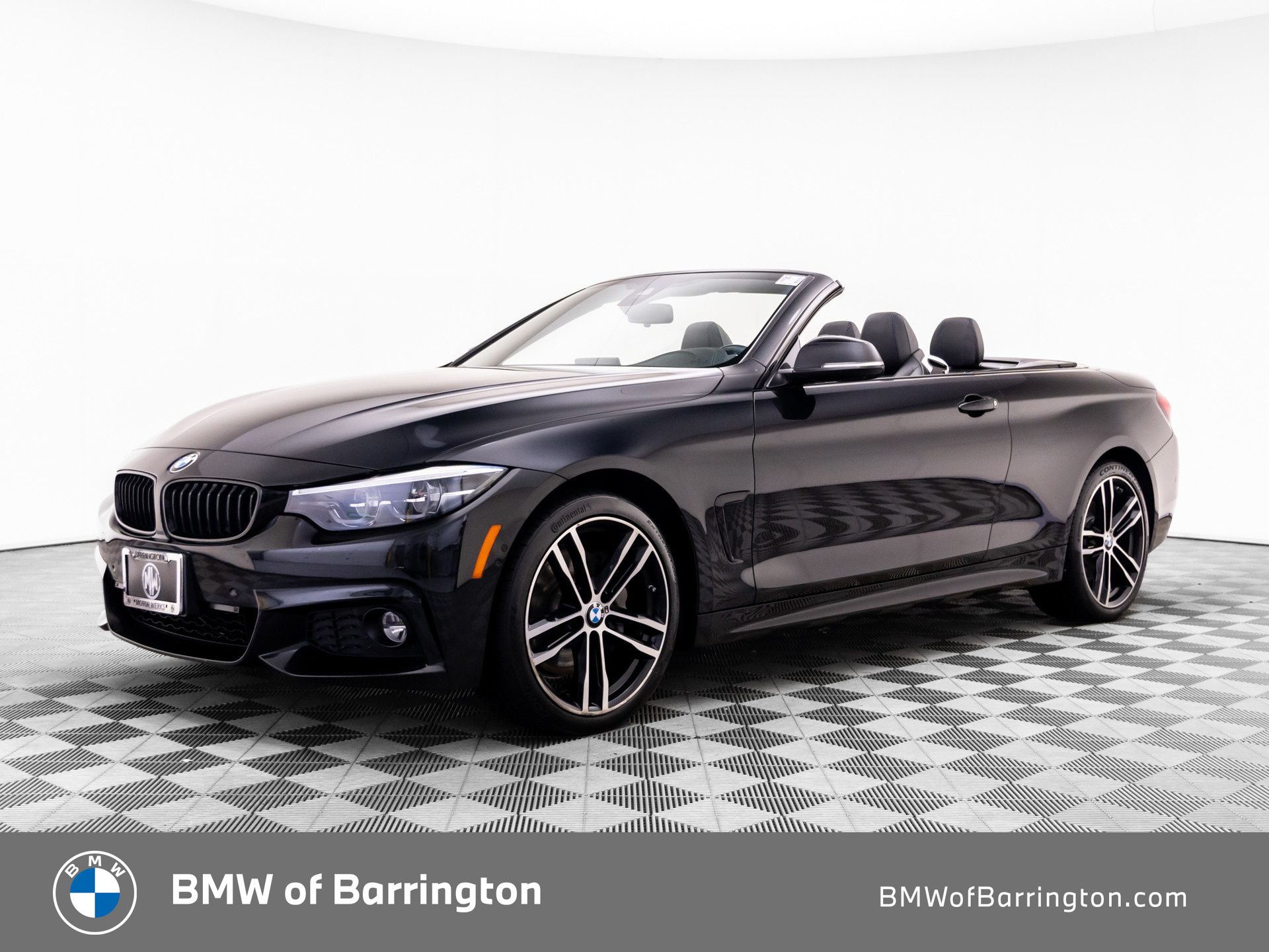 Black Sapphire Metallic 2020 BMW 4 Series 440i xDrive Convertible AWD Convertible All-Wheel Drive 8-Speed Automatic
