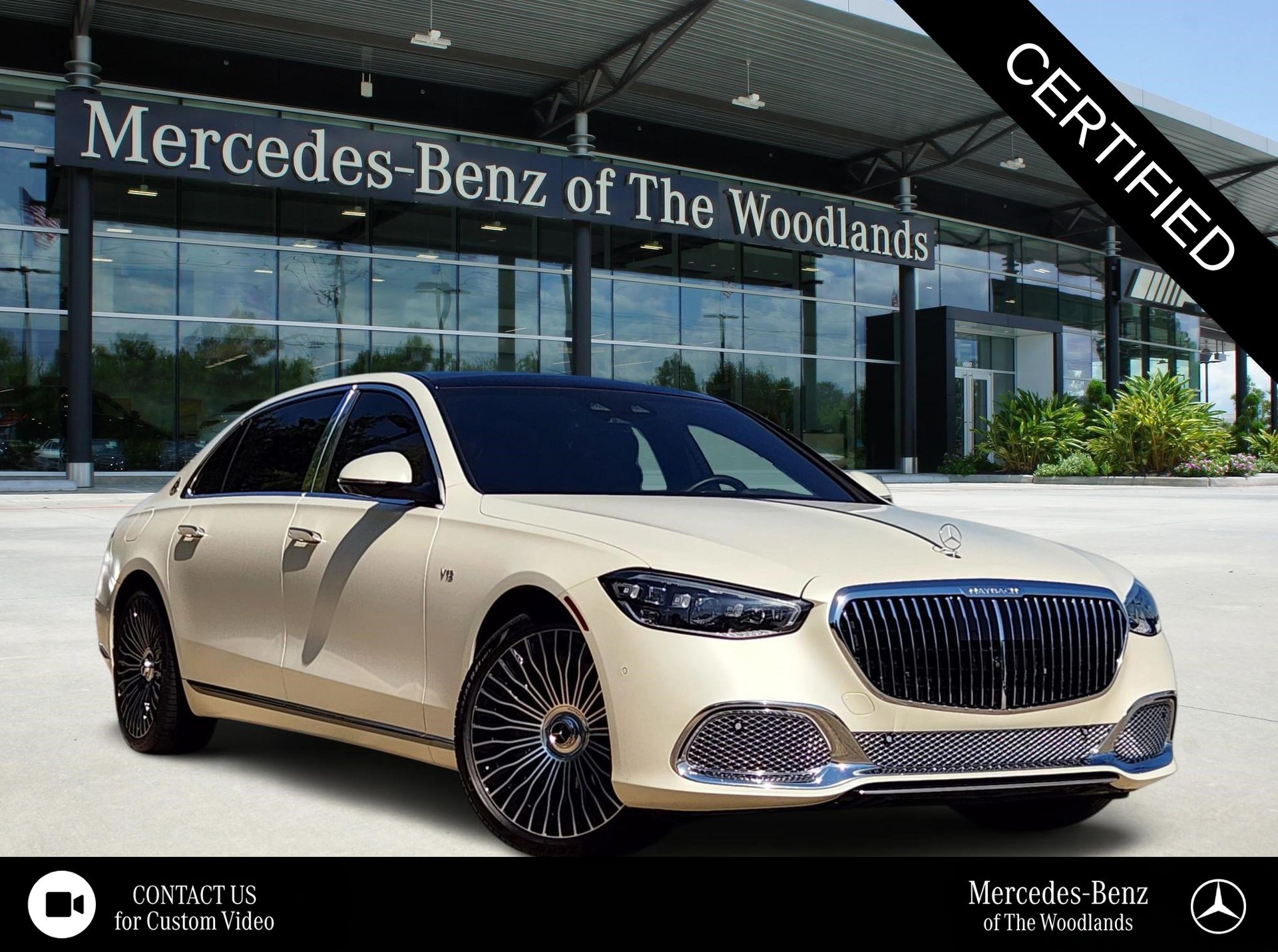 MANUFAKTUR Cashmere White Magno 2023 Mercedes-Benz S-Class Sedan All-Wheel Drive 9-Speed Automatic
