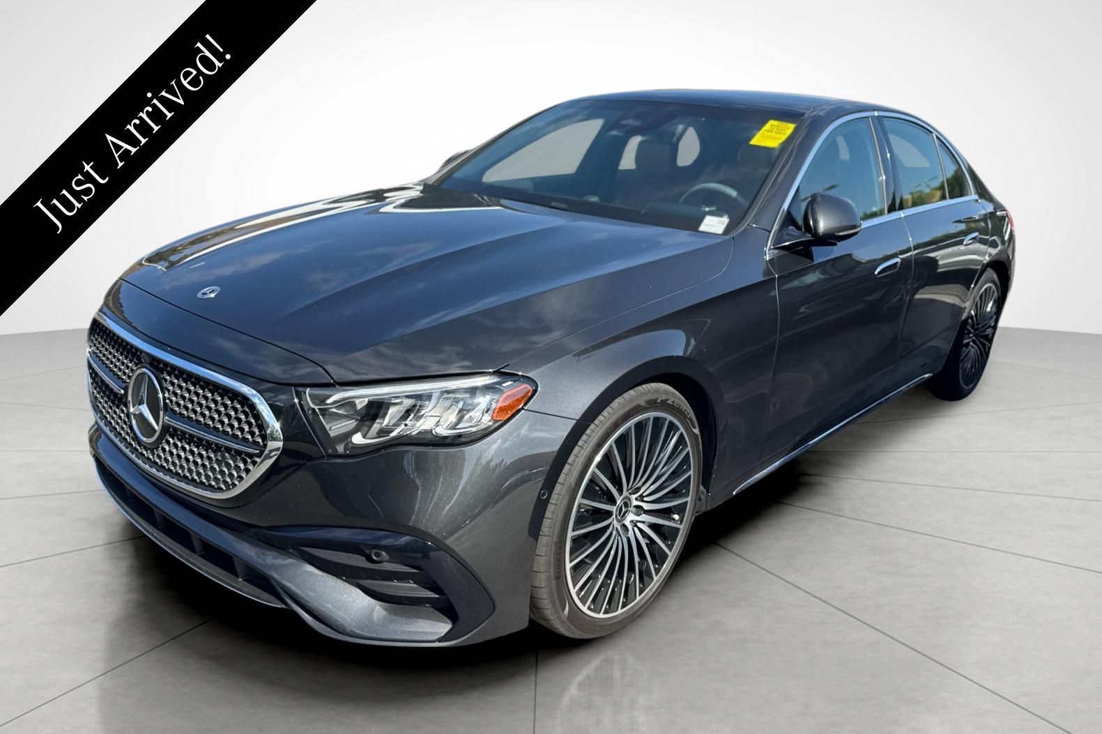 Graphite Gray Metallic 2025 Mercedes-Benz E-Class Sedan All-Wheel Drive 9-Speed Automatic