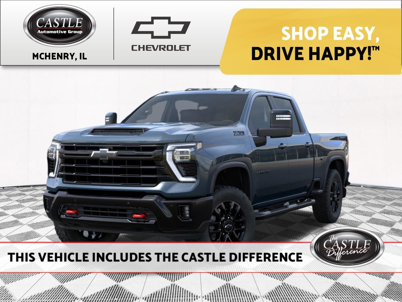 Lakeshore Blue Metallic 2026 Chevrolet Silverado 2500HD Pickup Truck Four-Wheel Drive Automatic