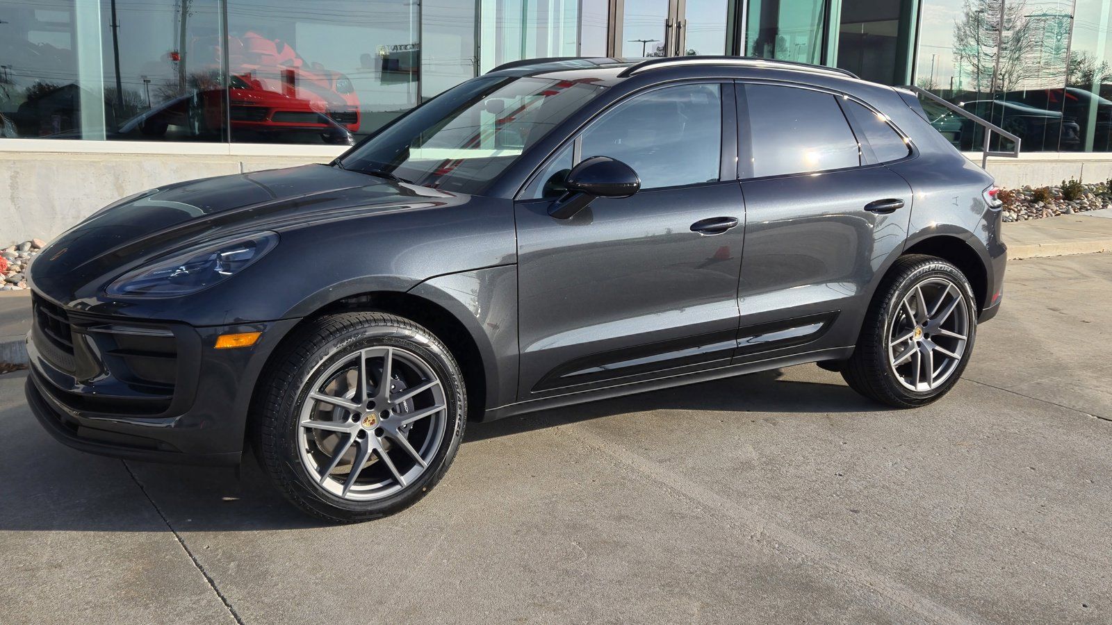 Volcano Gray Metallic 2025 Porsche Macan AWD SUV / Crossover All-Wheel Drive 7-Speed Automatic