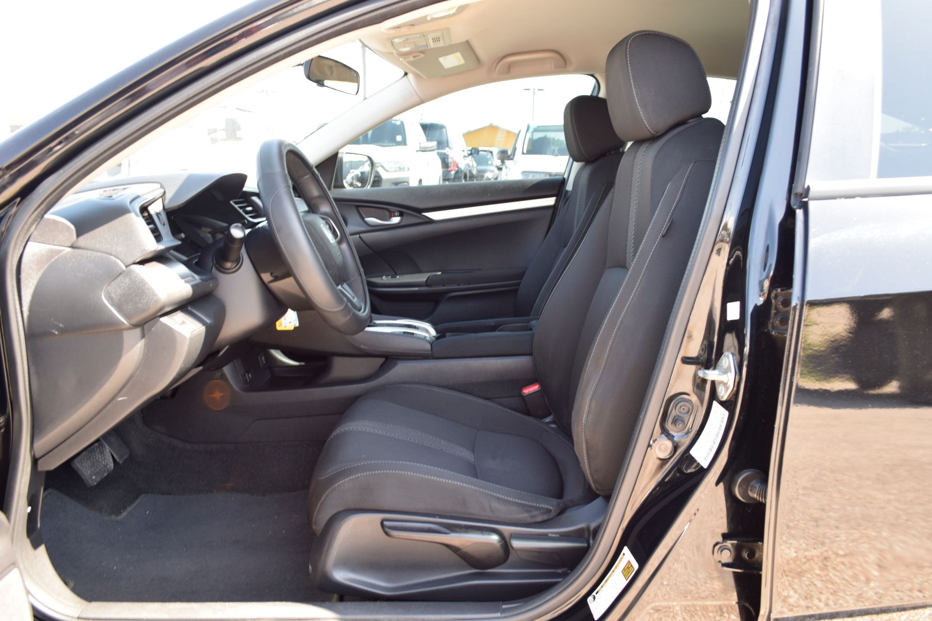 2017 Honda Civic LX Black at Joe Myers Mazda Kia