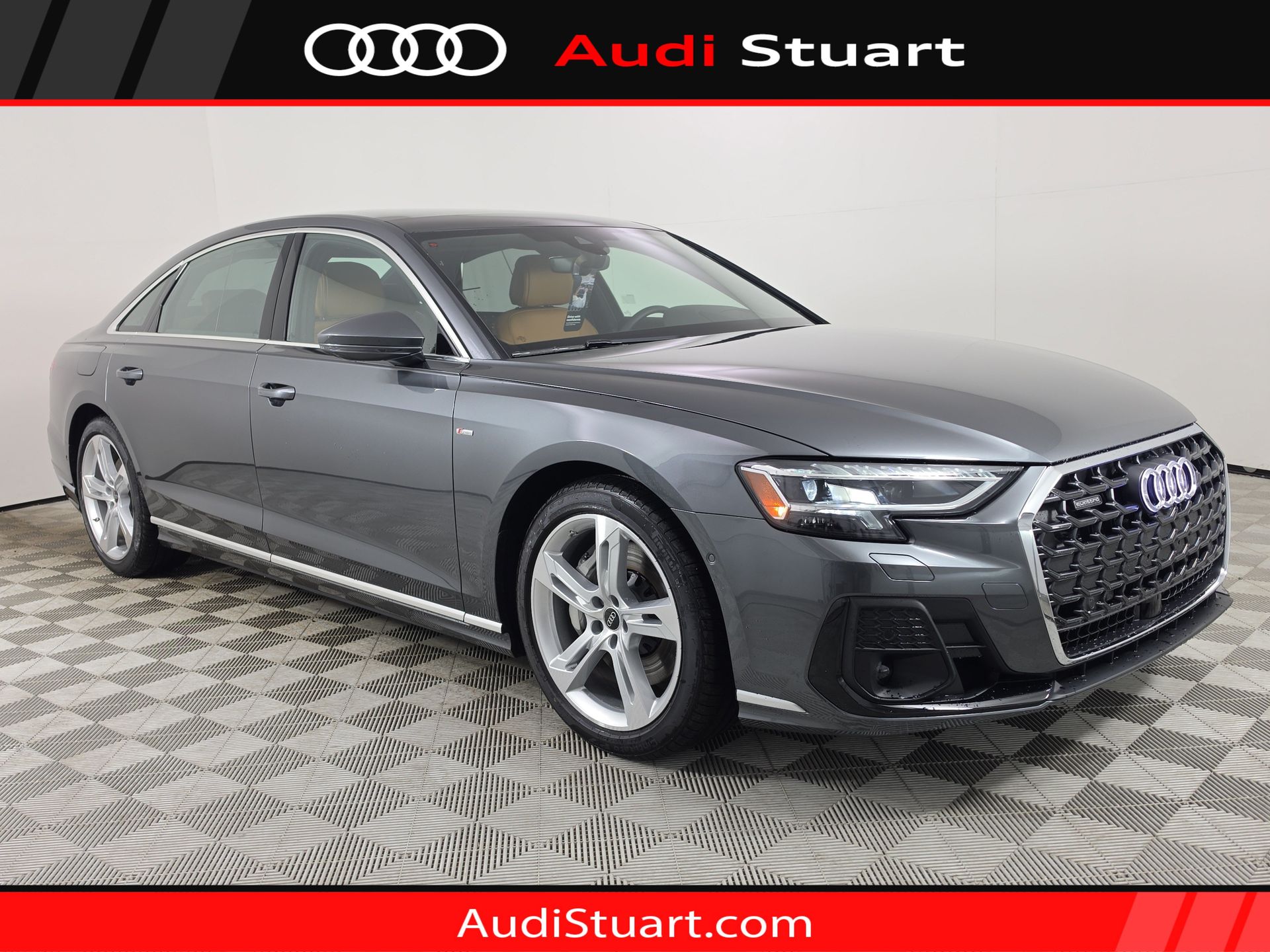 Daytona Gray Pearl Effect 2026 Audi A8 Sedan All-Wheel Drive 8-Speed Automatic