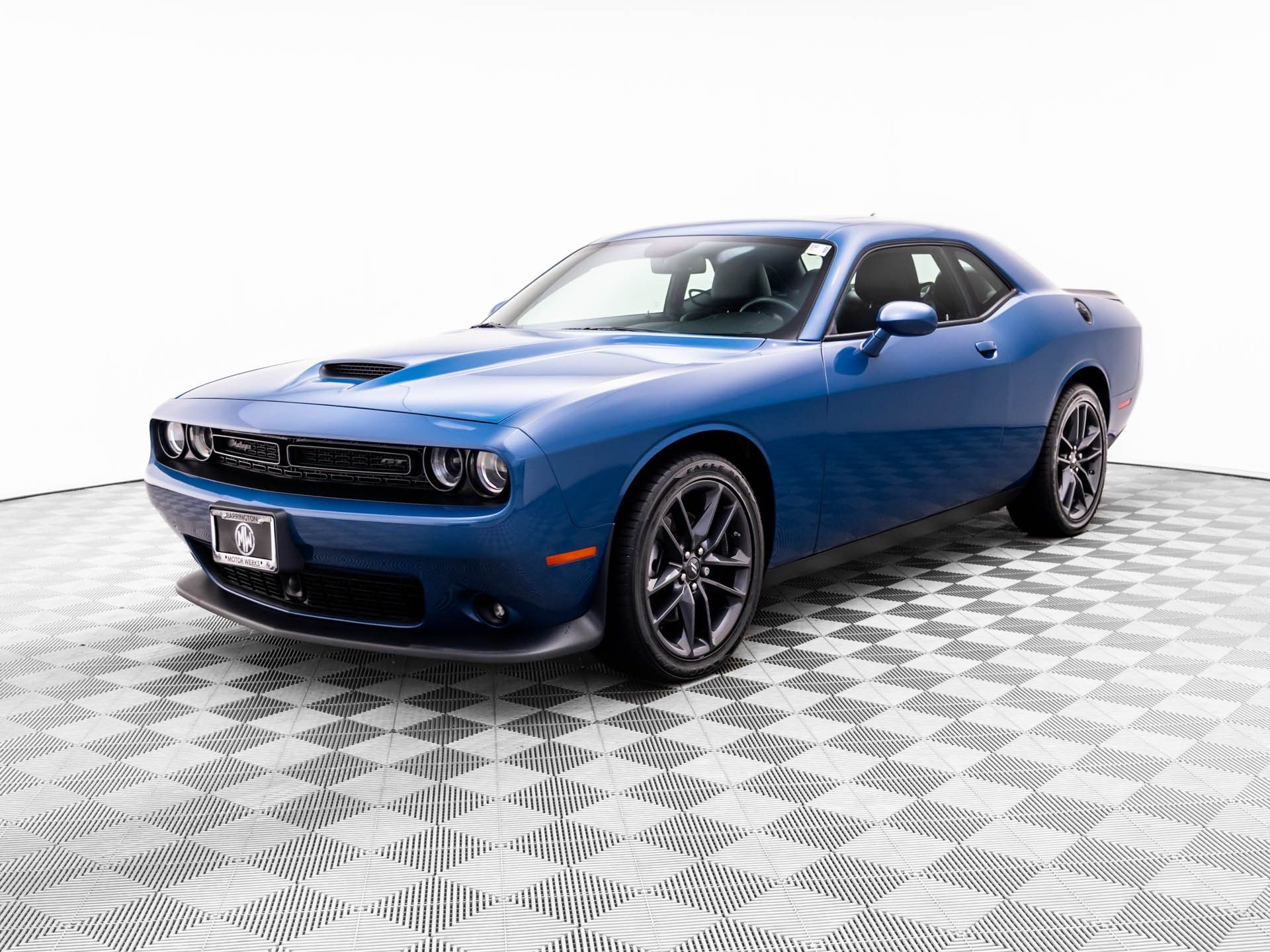 Blue (Frostbite) 2023 Dodge Challenger Coupe All-Wheel Drive 8-Speed Automatic