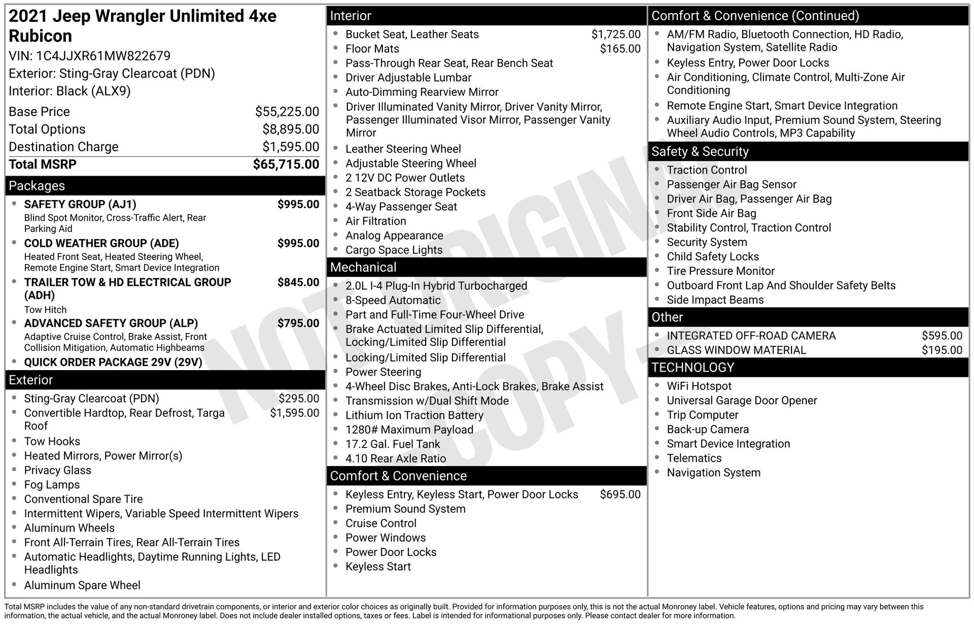 2021 JEEP WRANGLER - Image 3