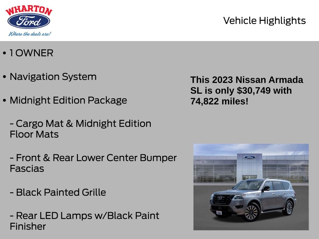 2023 Nissan Armada SL - 5