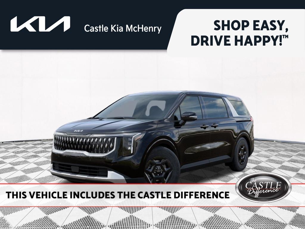 Aurora Black Pearl 2026 Kia Carnival Minivan Front-Wheel Drive 8-Speed Automatic