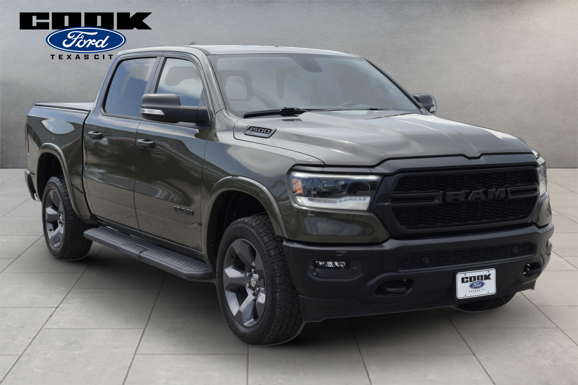 2021 Ram 1500 Big Horn/Lone Star Green at DeMontrond Auto Country