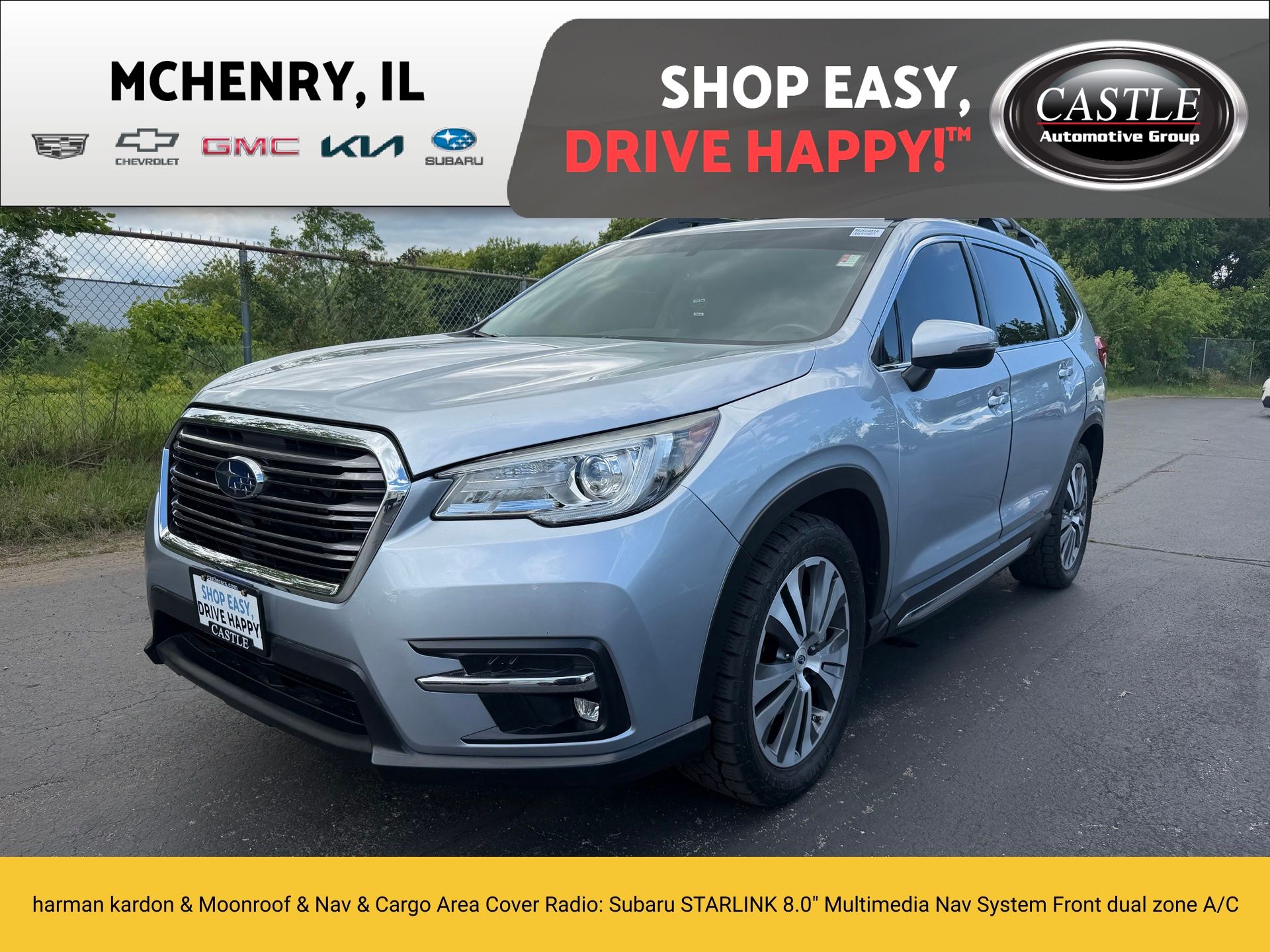 Ice Silver Metallic 2019 Subaru Ascent SUV / Crossover All-Wheel Drive Continuously Variable Transmission