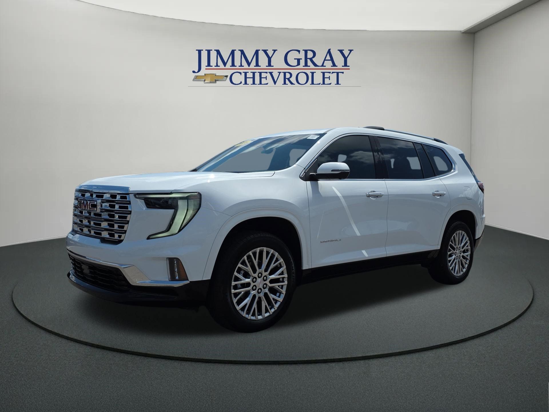 Summit White 2025 GMC Acadia SUV / Crossover Front-Wheel Drive 8-Speed Automatic