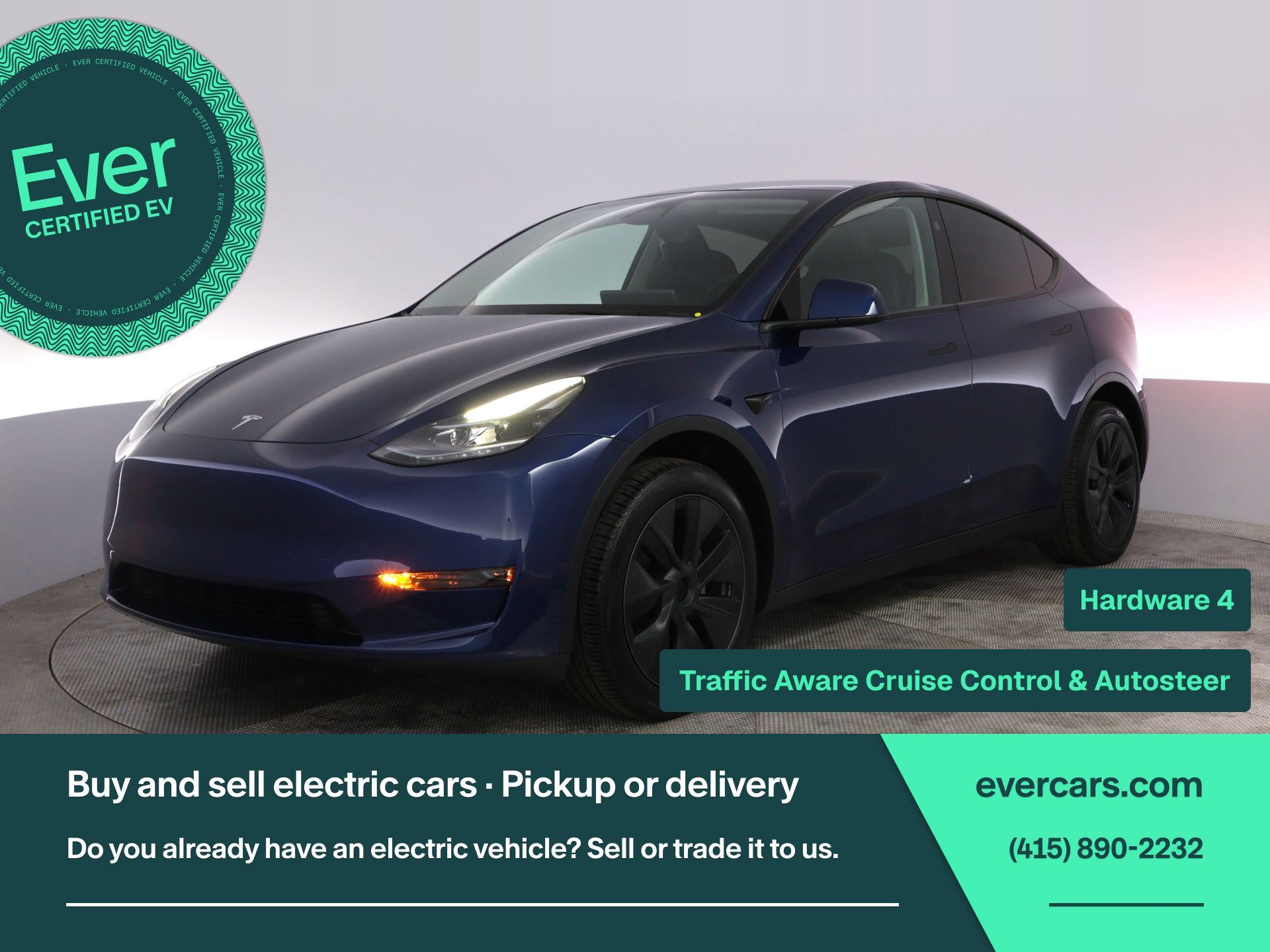 Blue 2024 Tesla Model Y Long Range RWD SUV / Crossover Rear-Wheel Drive 1-Speed Automatic
