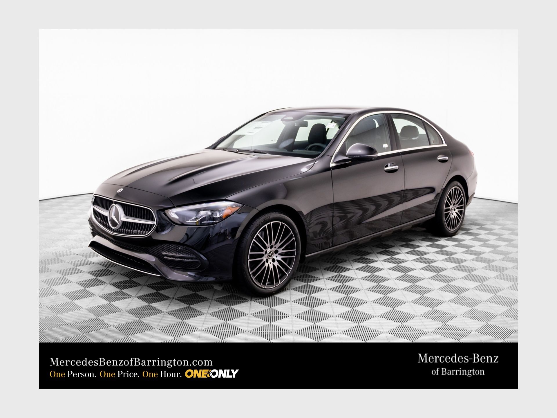 Black 2026 Mercedes-Benz C-Class Sedan All-Wheel Drive 9-Speed Automatic