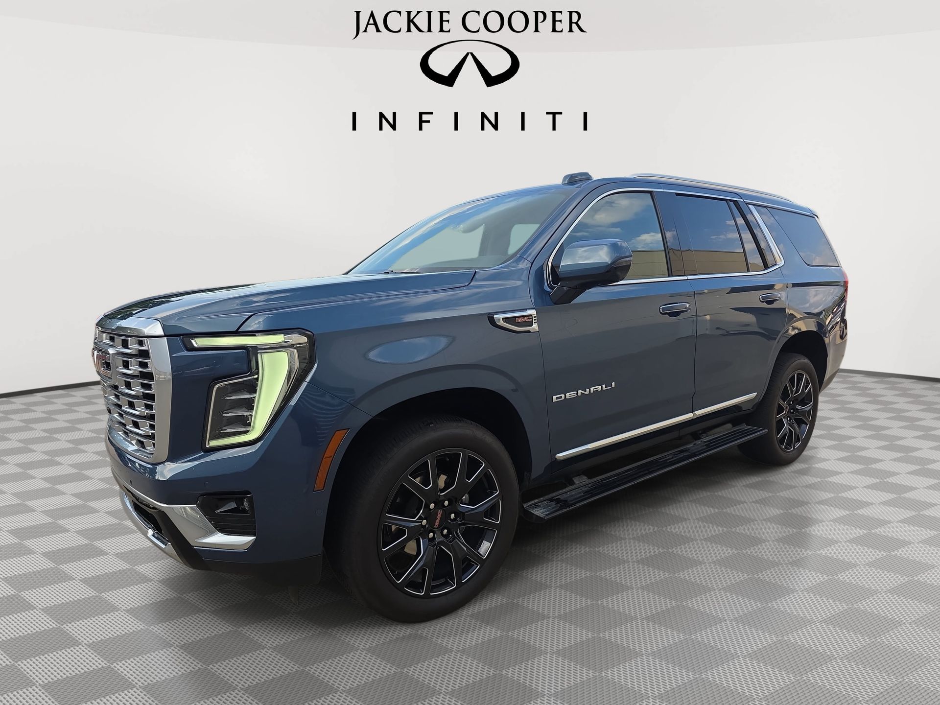 Downpour Metallic 2025 GMC Yukon SUV / Crossover Four-Wheel Drive 