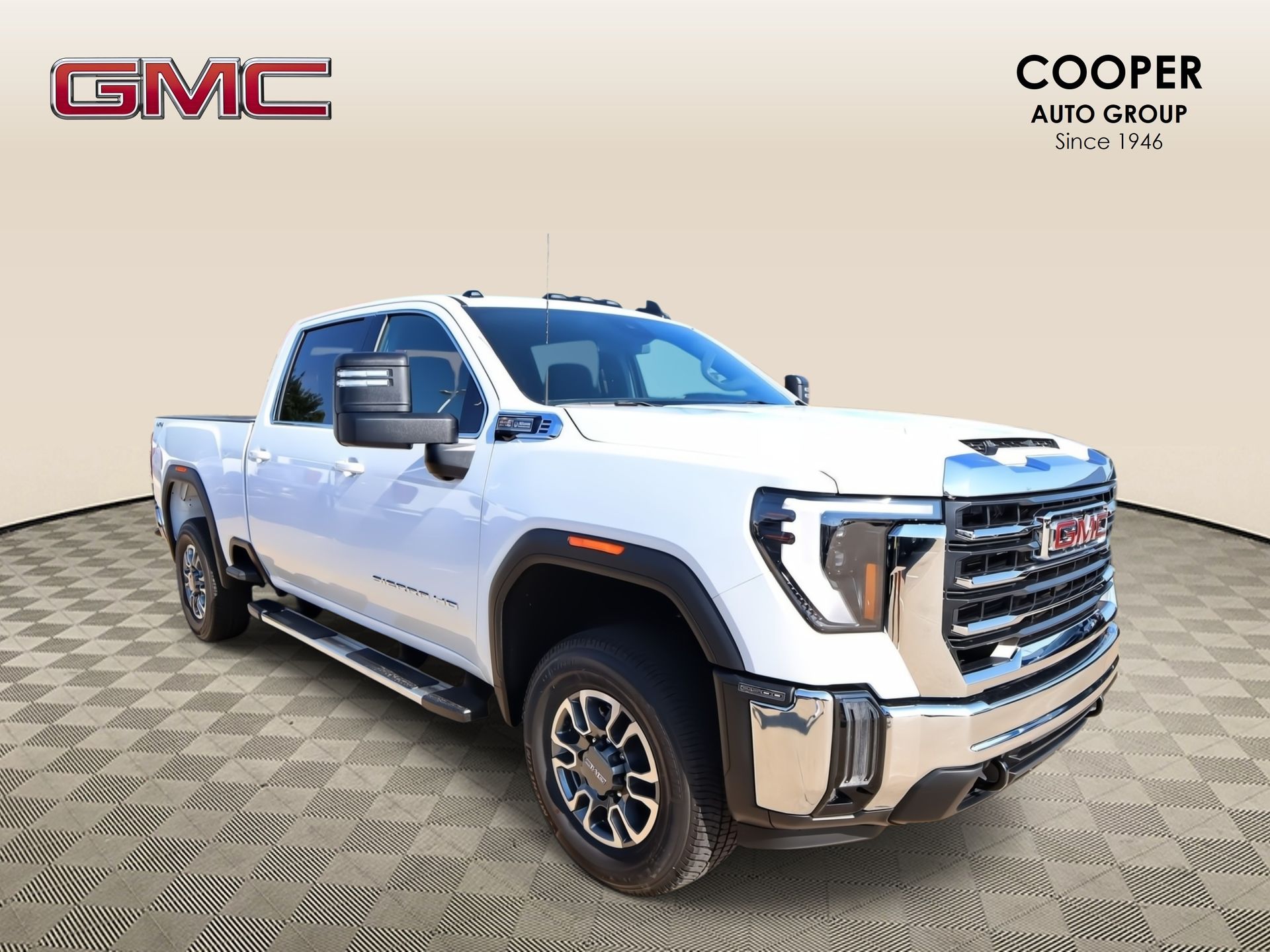 Summit White 2026 GMC Sierra 2500HD Pickup Truck Four-Wheel Drive Automatic