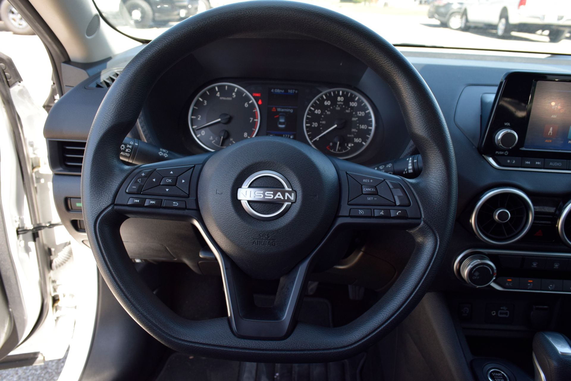 2024 Nissan Sentra S White at Central Houston Nissan