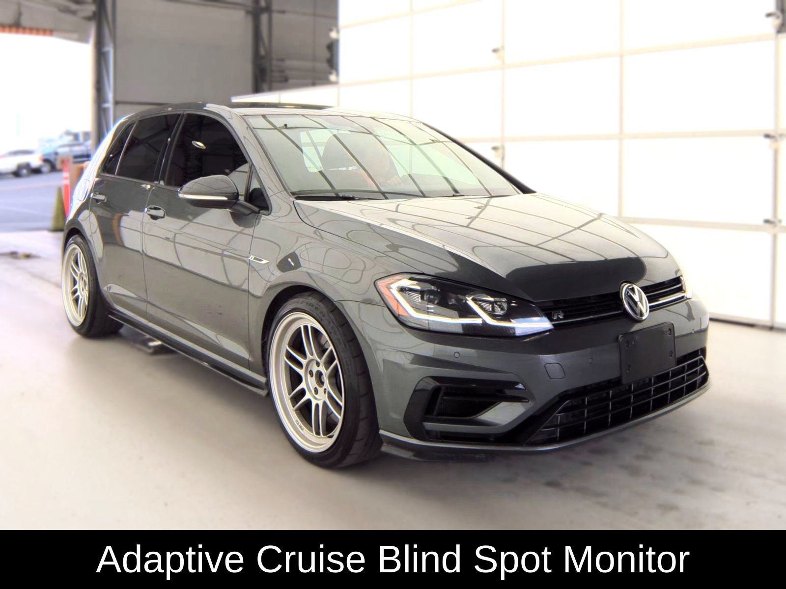 Indium Gray Metallic 2019 Volkswagen Golf R Hatchback All-Wheel Drive 7-Speed Dual Clutch
