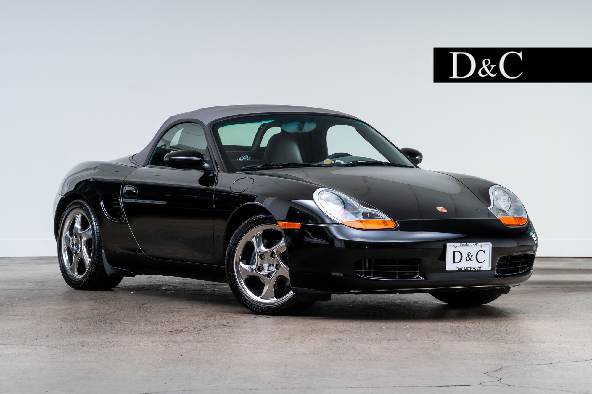 Black 2001 Porsche Boxster Convertible Rear-Wheel Drive 5-Speed Automatic