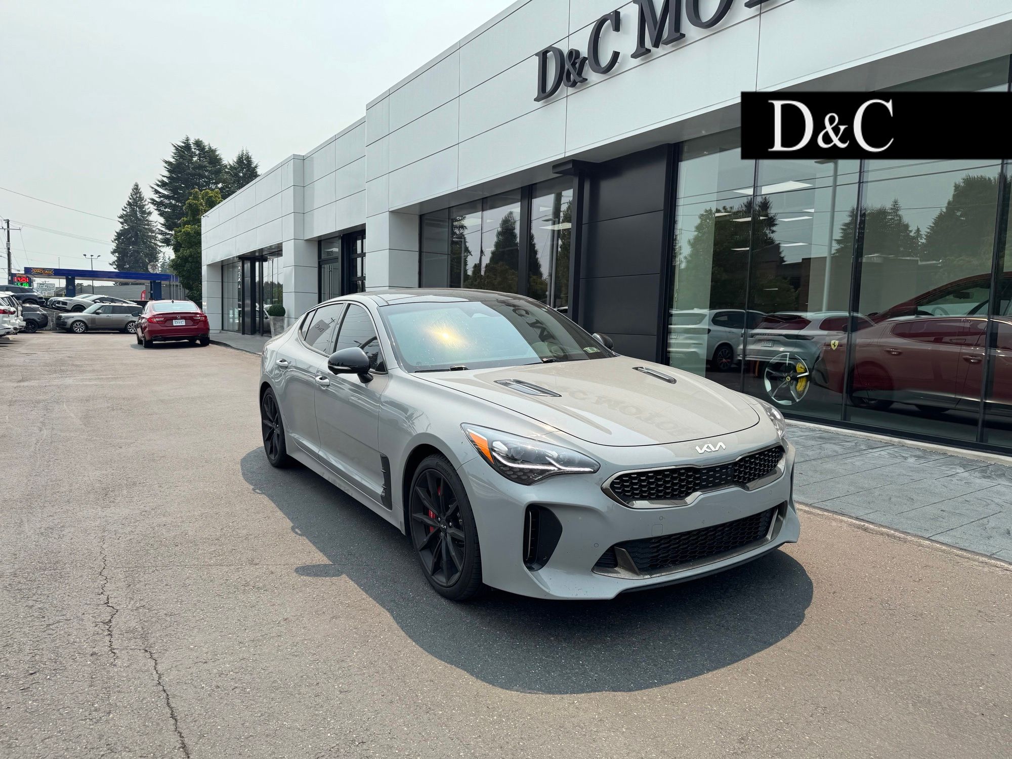 Ceramic Silver 2022 Kia Stinger Sedan Rear-Wheel Drive 8-Speed Automatic