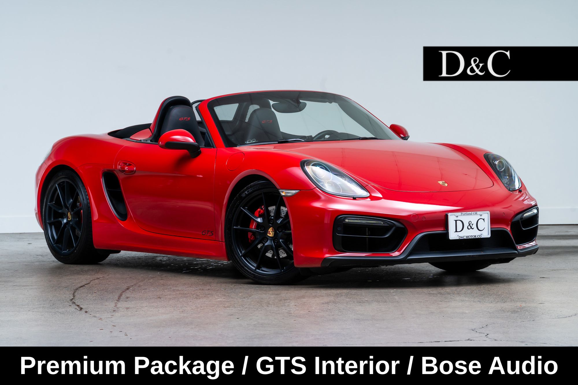 Carmine Red 2016 Porsche Boxster Convertible Rear-Wheel Drive 7-Speed Automatic