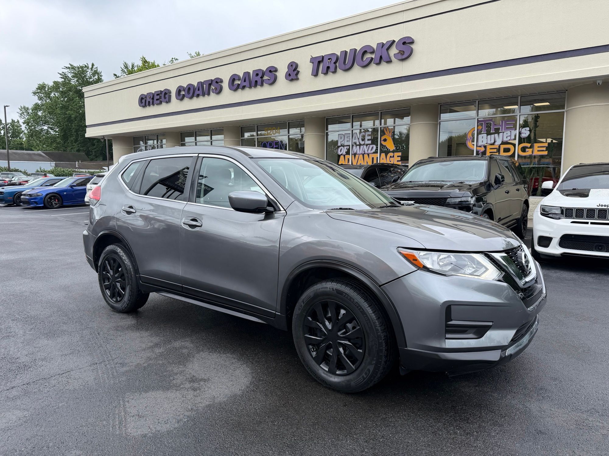 Gray (Gun Metallic) 2017 Nissan Rogue S AWD SUV / Crossover All-Wheel Drive Continuously Variable Transmission