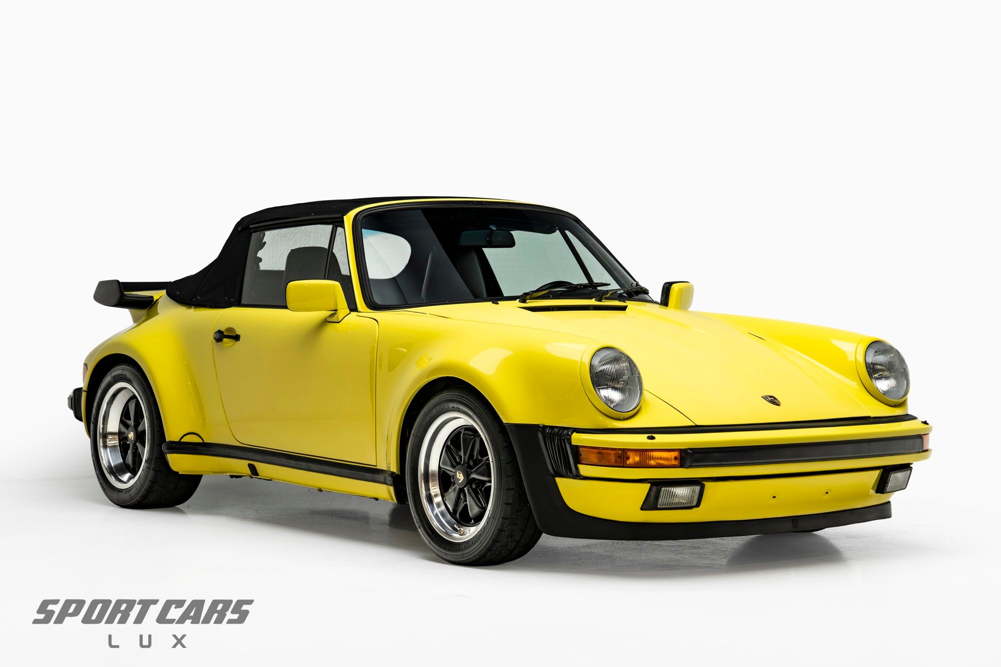 Yellow 1988 Porsche 911 Convertible Rear-Wheel Drive 4-Speed Manual