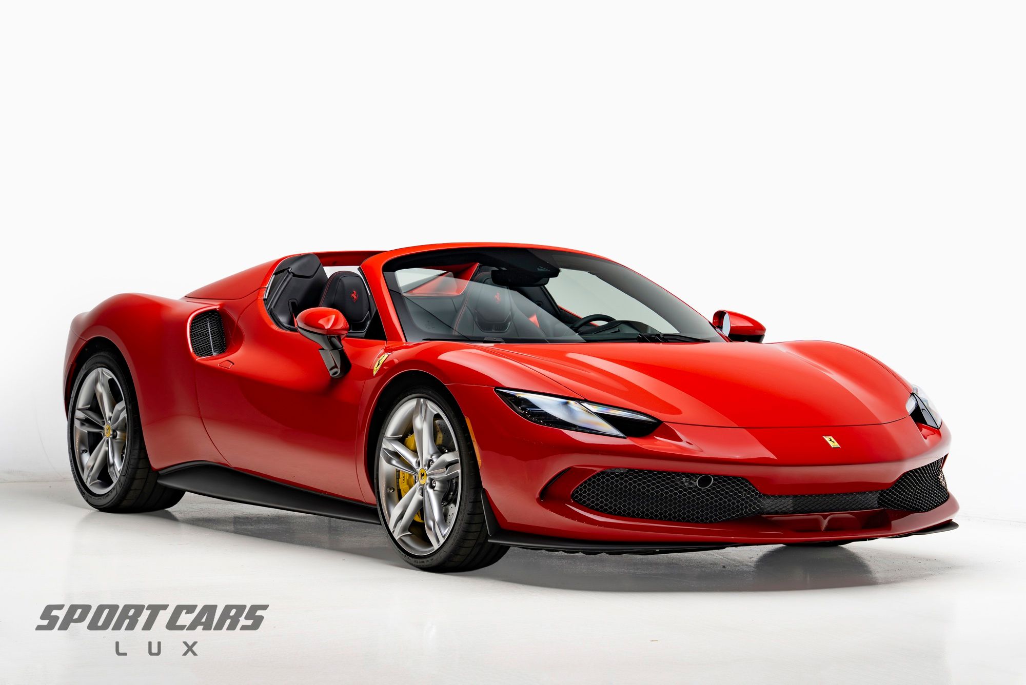 Red 2025 Ferrari 296 GTS Convertible Rear-Wheel Drive 8-Speed Dual Clutch