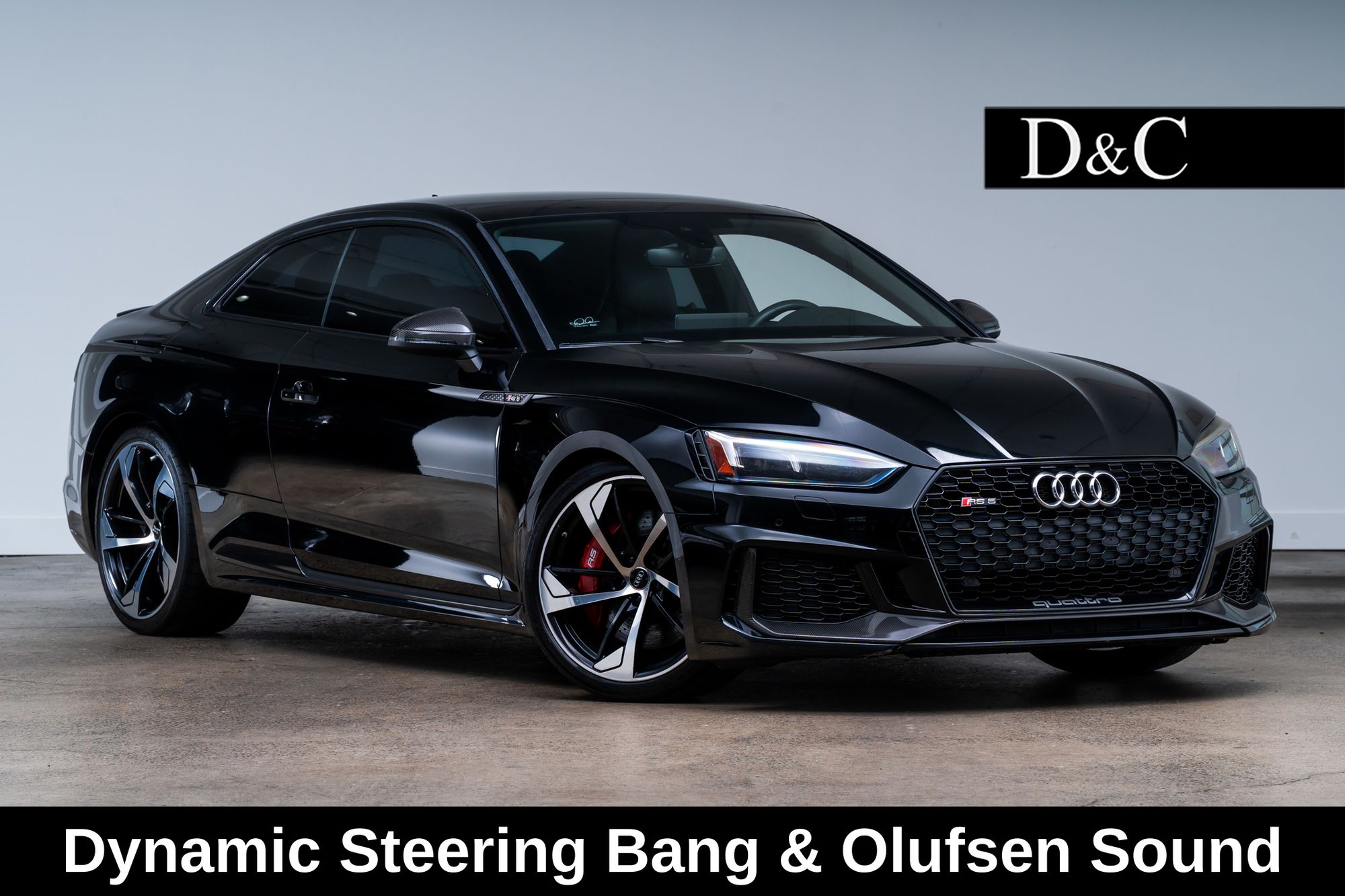 Mythos Black Metallic 2019 Audi RS 5 Coupe All-Wheel Drive 8-Speed Automatic