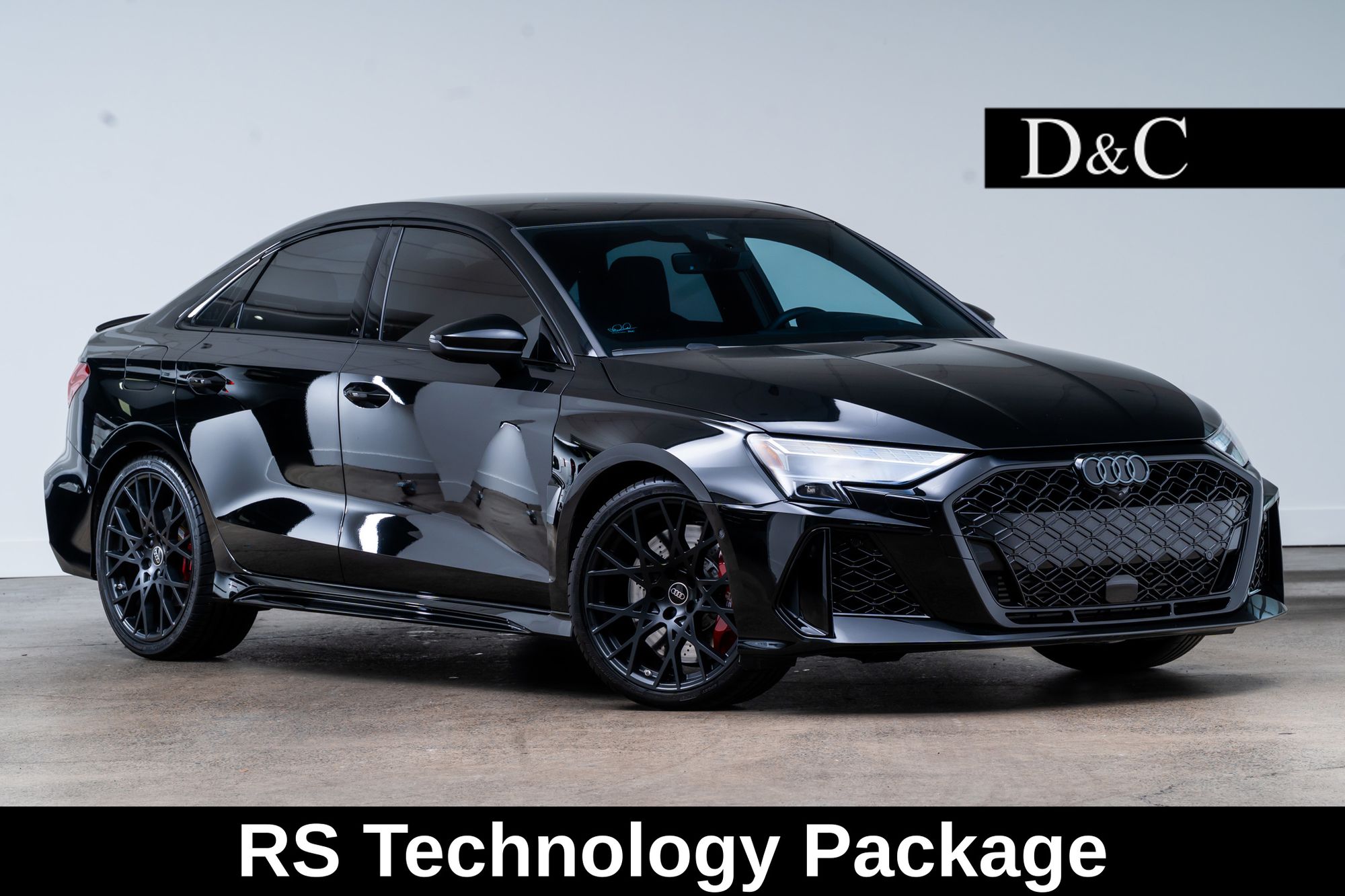 Mythos Black Metallic 2025 Audi RS 3 Sedan All-Wheel Drive 7-Speed Automatic