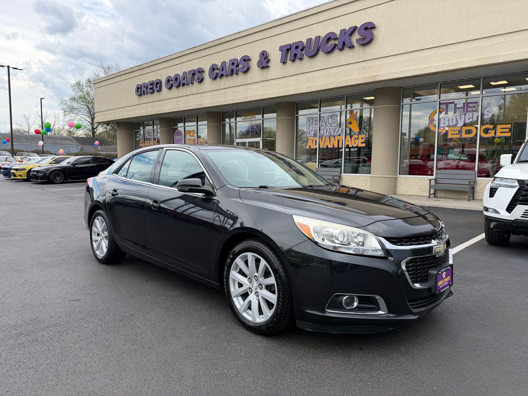 Black Granite Metallic 2015 Chevrolet Malibu 3LT FWD Sedan Front-Wheel Drive 6-Speed Automatic Overdrive