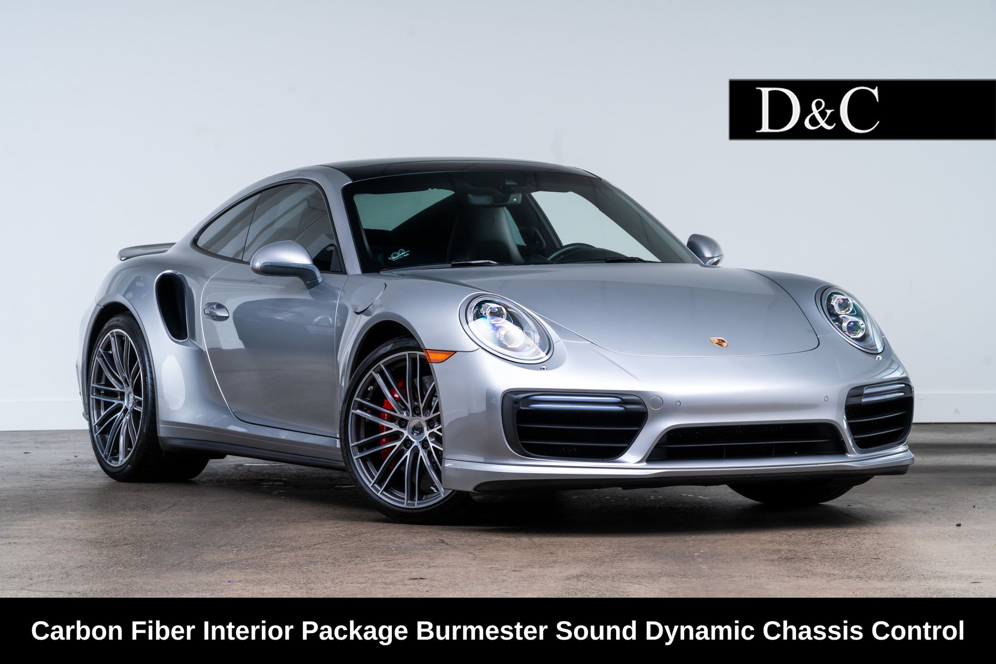 Silver 2017 Porsche 911 Coupe All-Wheel Drive 7-Speed Automatic